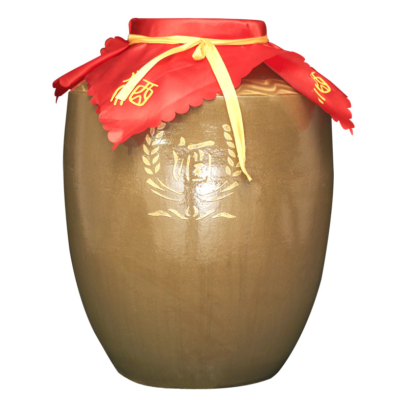 加厚酒缸四川土陶罐存酒坛子陶瓷家用密封窖藏 30/100/200/1000斤