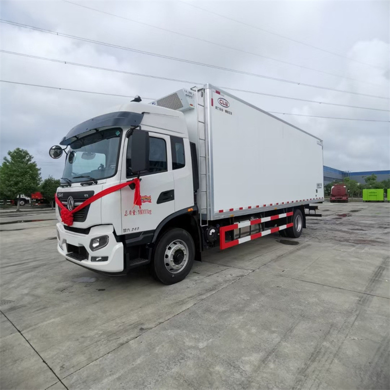 8米东风天锦kr保温冷藏车 食品白条果蔬生鲜冷链运输车外贸直销