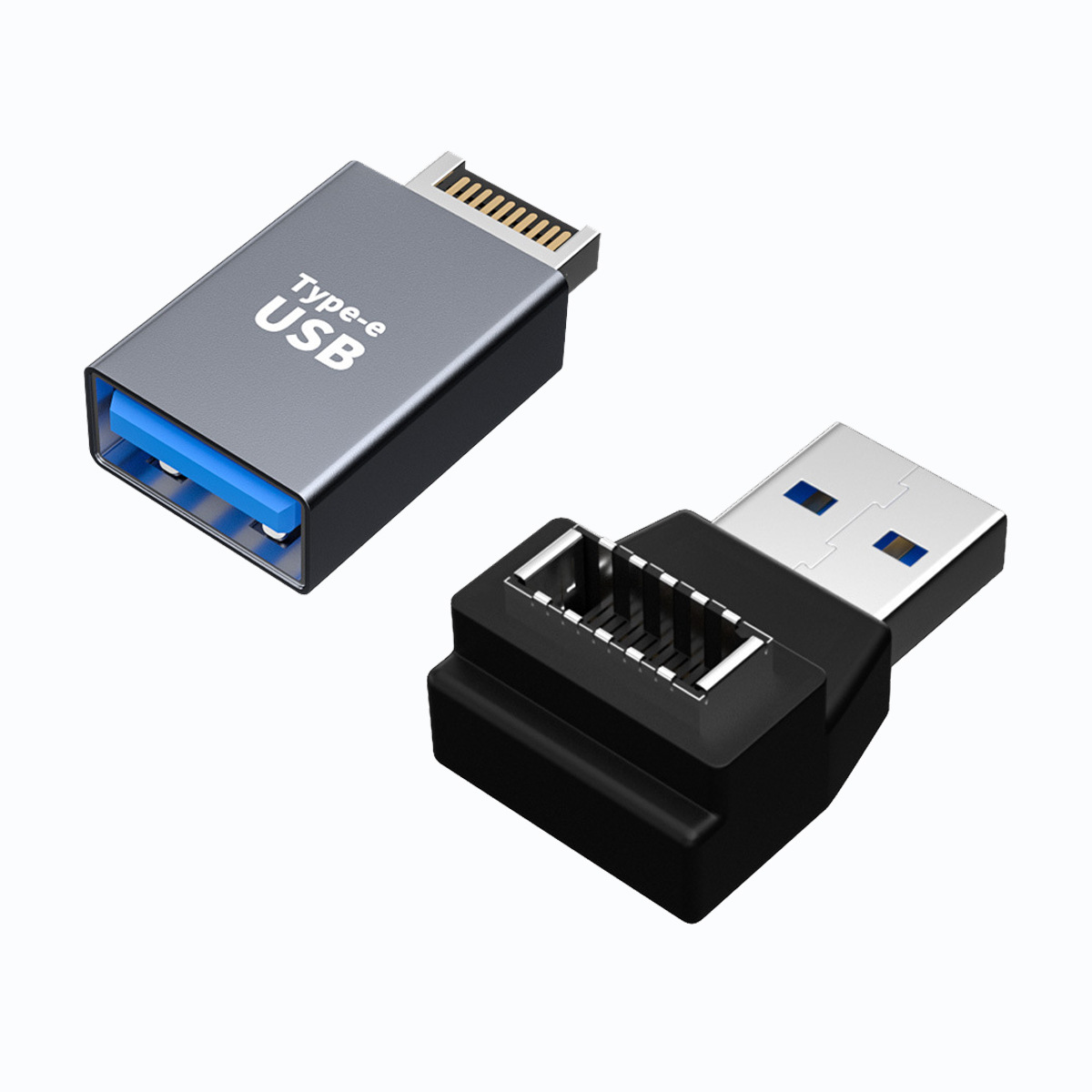 type e 转 usb a公 a母转接头 转接连接器 pci机箱 主板拓展器
