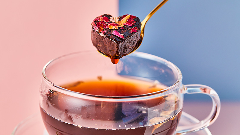 红糖姜茶大姨妈红糖水爱心红糖姜茶块汤汁独立小包装送女友礼盒物