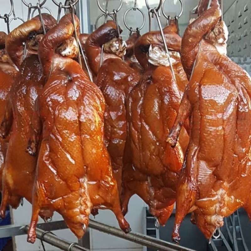 广东特色脆皮烧鸭顺德味道新鲜出炉真空包装包装三斤左右一大只