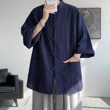 农民百姓演出服民国服马褂男农村老太太村姑话剧古装小二老粗布衣