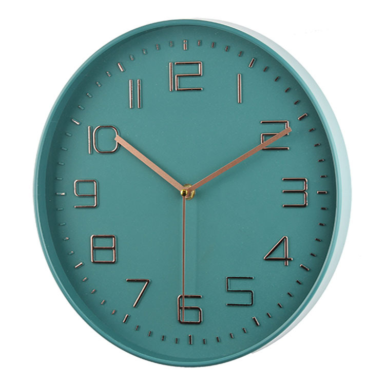 12-Inch 30cm Noiseless Hanging Clock Creative Fashion Home Living Room Bedroom Stereo Digital Simple Wall Clock Wholesale