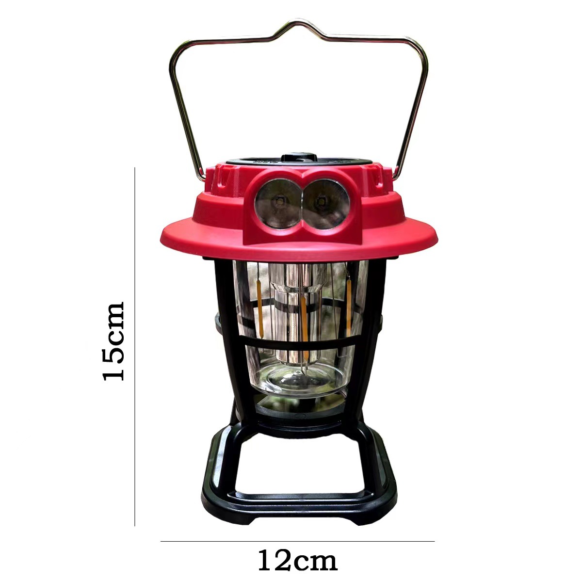 Outdoor New Barn Lantern Camping Lamp Battery Camping Tent Multifunctional Portable Yellow Light Ambience Light