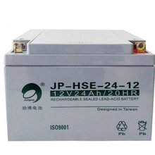 劲博JP-HSE-24-12铅酸电池12v24AH安防直流屏机房ups电源用电瓶