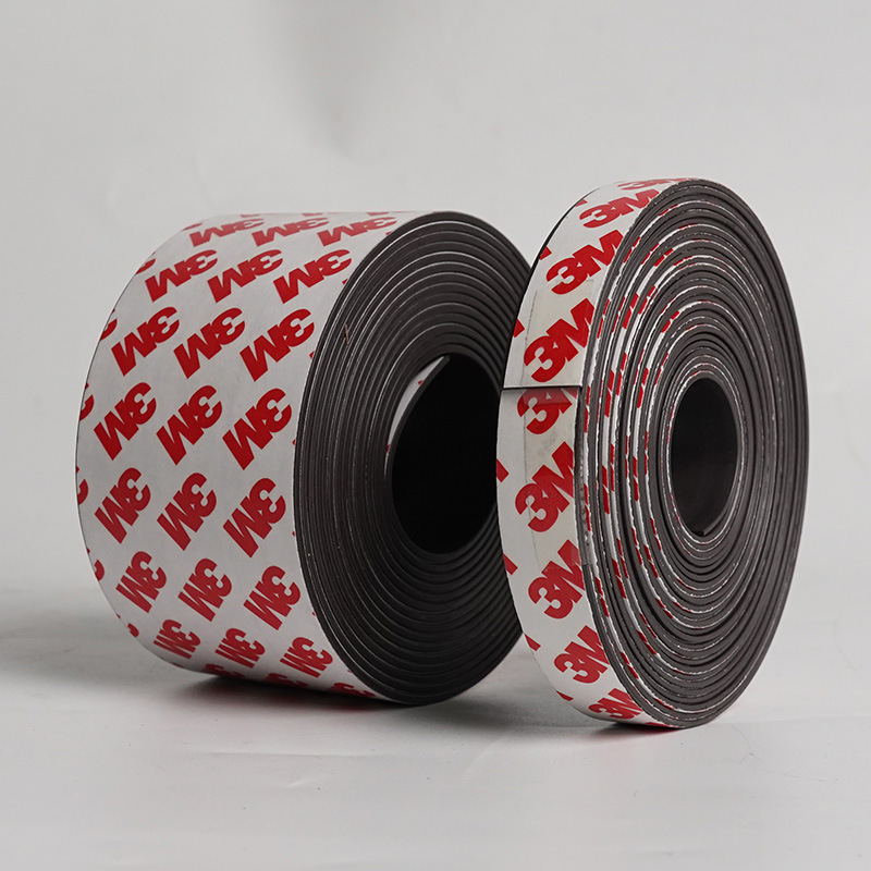 批发橡胶磁条背胶广告教学磁条门帘纱窗对吸软磁条黑板磁条定 制