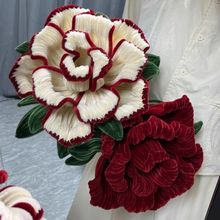 扭扭棒巨型玫瑰花手工材料包超大玫瑰花情人节送女友生日礼物
