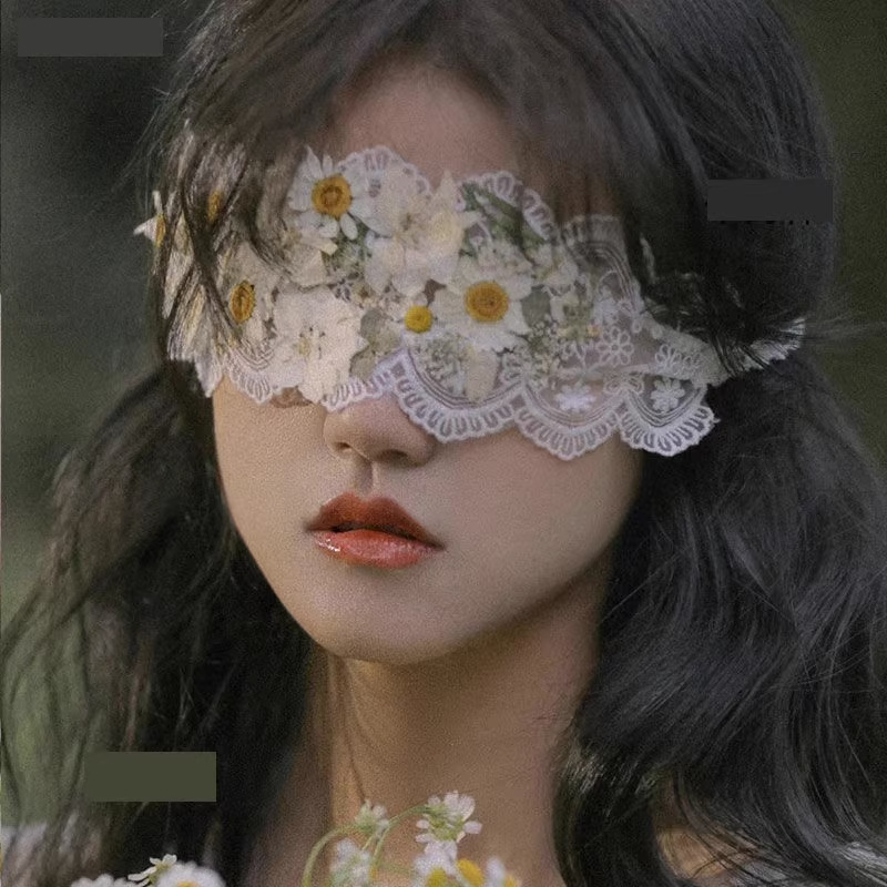 蒙眼丝带眼罩情调蒙眼布条蒙眼带遮眼丝带蕾丝带拍照眼罩情调装饰