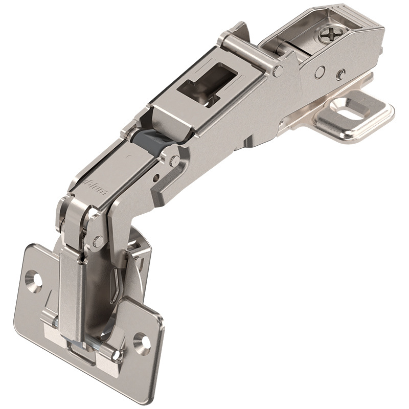 百隆170度大开启角度铰链阻尼缓冲135度转角联动双折门铰进口正品