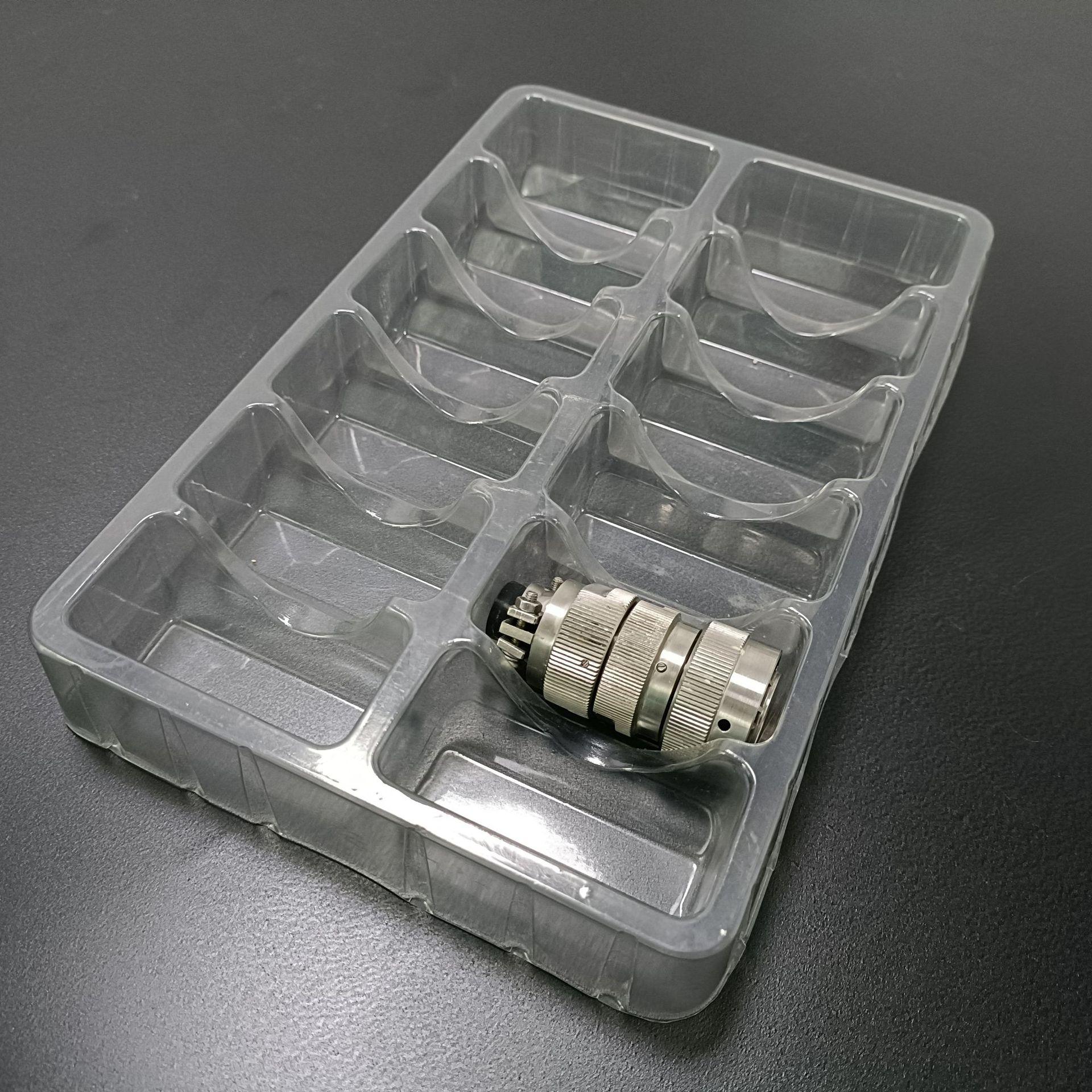 五金配件吸塑包装托盘 塑料制品吸塑盒 pet透明吸塑托 吸塑盘专做