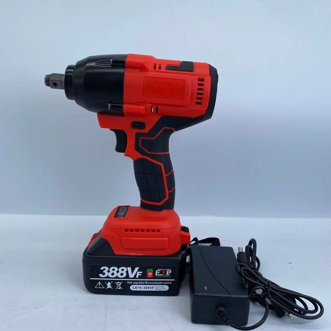 无刷电动扳手大扭力锂电冲击板手充电式电动套筒风炮强力汽修批发