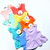 2023 Children's clothing A summer New products minkymom cotton material Elastic force Female baby vest Tunics pinkycolor jacket