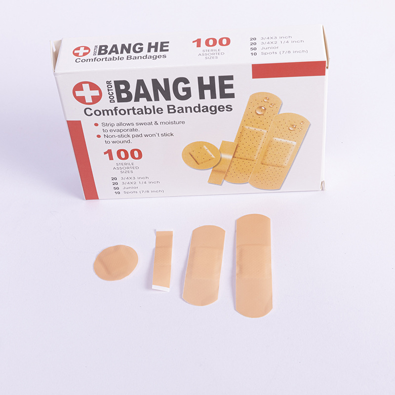 banghe combination four-piece band-aid foreign trade band-aid pe waterproof four band-aid vietnam hot sale