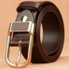 new pattern Paul quality goods Belt genuine leather Pin buckle pure cowhide Middle-aged and young Jeans Trend leisure time belt