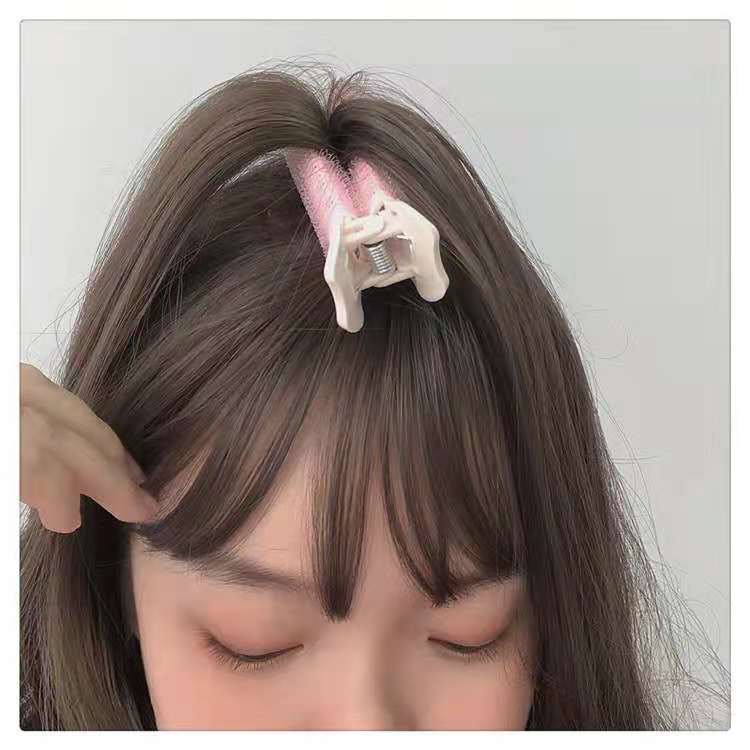 碎发夹子头发神器发卡发根蓬松夹头顶发顶卷发筒固定刘海前额发夹