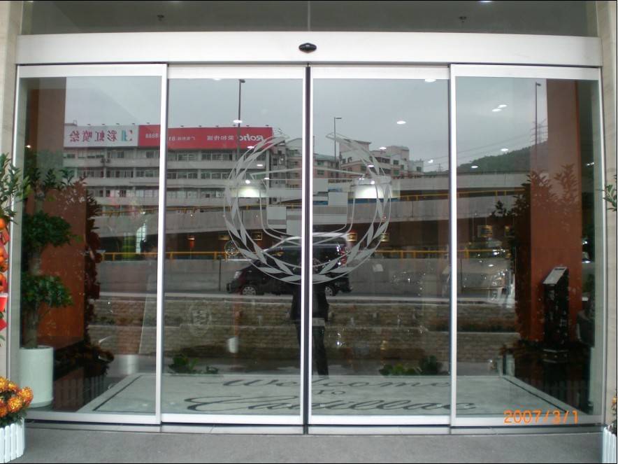 厂家直营防夹自动门 酒店大堂平移门 红外线自动感应门