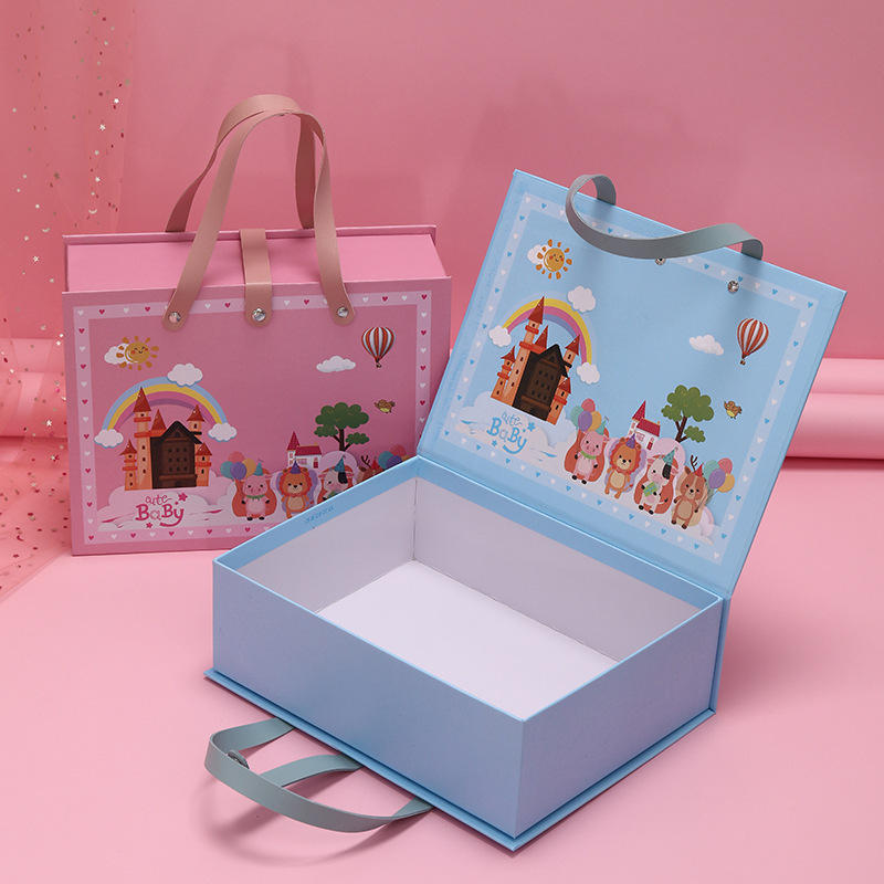 宝宝满月回礼礼盒伴手礼百天周岁十岁生日零食六一儿童节包装礼盒