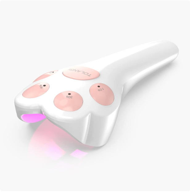 Rechargeable Nail Lamp Portable Cat's Paw Nail Lamp Automatic Sensor Nail Dryer Manicure Implement