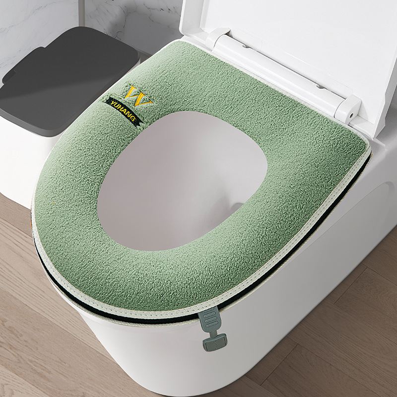 2023 New Toilet Mat Thickened Toilet Seat Domestic Toilet Four Seasons Universal Closestool Cushion Waterproof Cover Toilet Seat