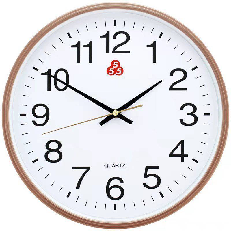 三五牌钟表挂钟客厅创意家用万年历电子钟现代简约卧室静音石英钟