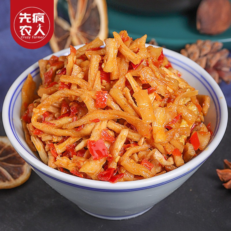 香辣萝卜丁248g瓶装下饭菜咸菜即食萝卜干