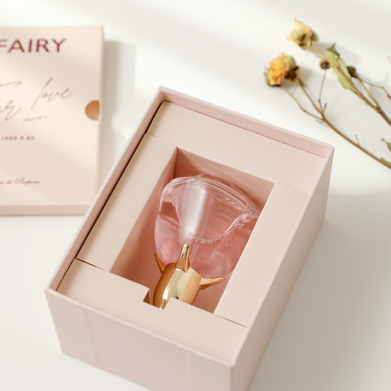 Pink Girl Heart Niche Xiangmanta Rose Series Perfume Gift Box Romantic Hand Gift Female Fragrance 50ml