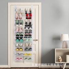 36Pair Over-The-Door Shoe Rack, 12 Layers Wall Hanging Close