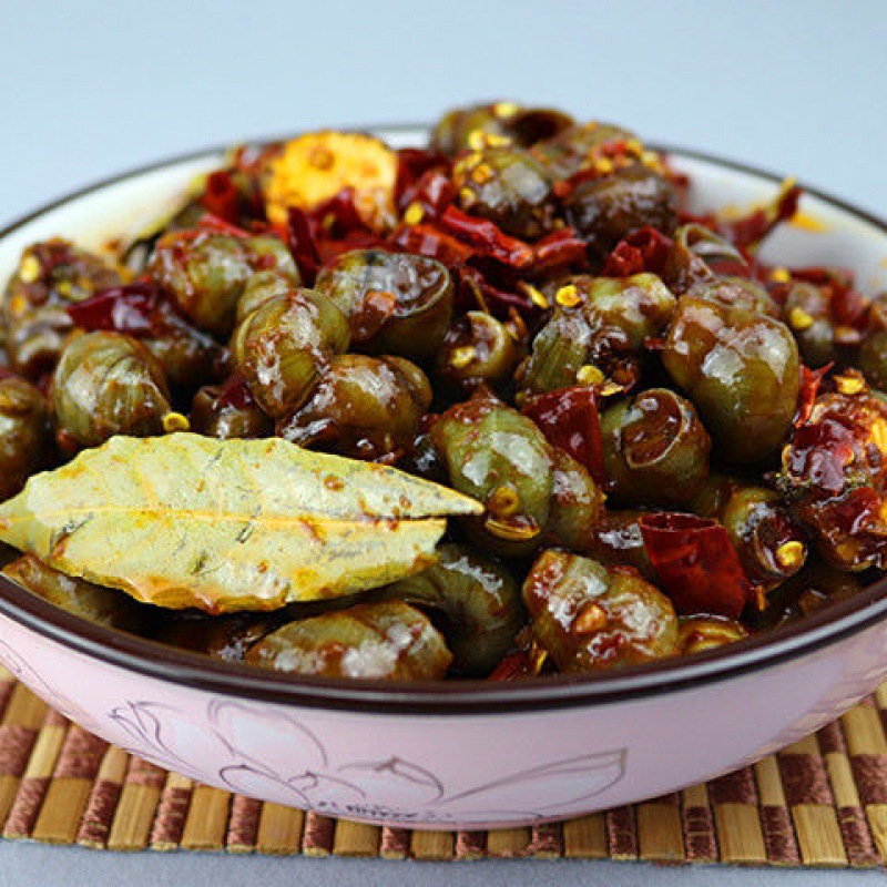 香辣炒田螺250g-1500g即食螺蛳肉海鲜零食嗦螺泥螺鲜活麻辣螺蛳