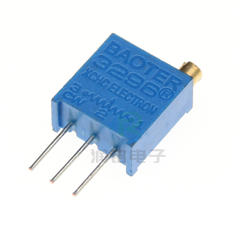 3296w可调电阻电位器 3296w-500 50r 顶调 多圈精密 3296w-1-500