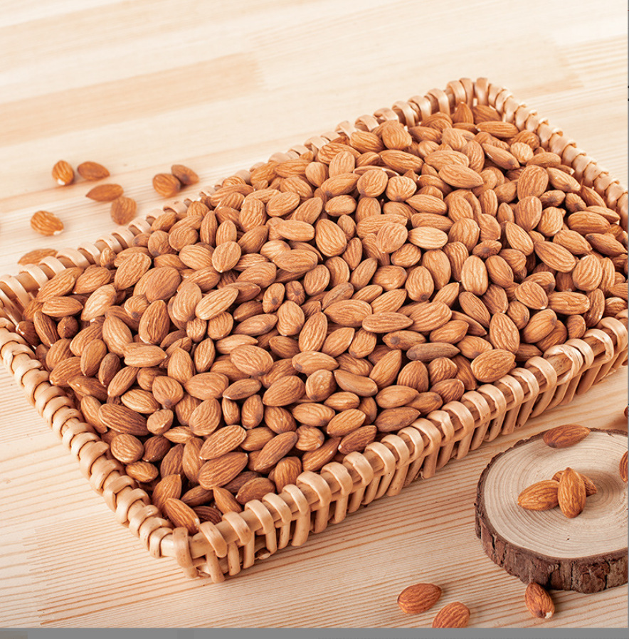 包邮每果时光原味熟巴旦木仁500g美国大杏仁扁桃仁坚果干果小零食