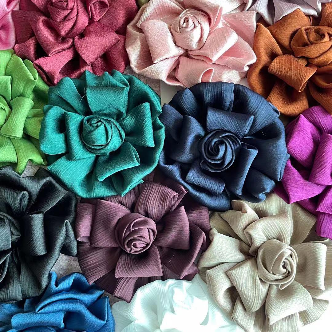 儿童发饰布艺花朵发带头花服装辅料布花鞋帽配饰花饰品diy配饰花