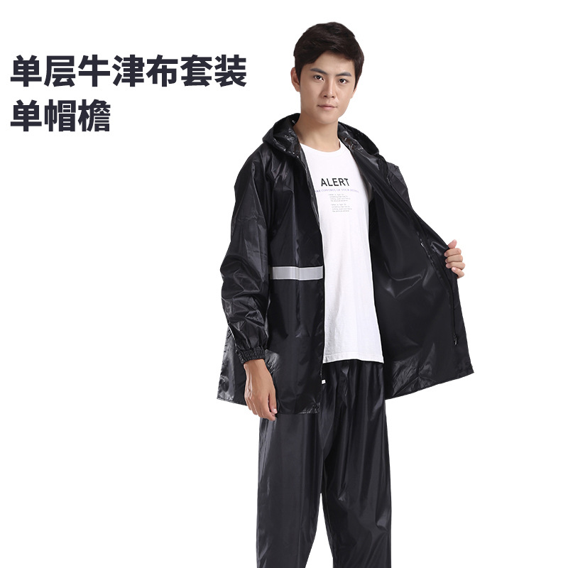 Wholesale Electric Motorcycle Raincoat Rain Pants Cycling Reflective Raincoat Split Suit Construction Site Labor-Protection Adult Raincoat