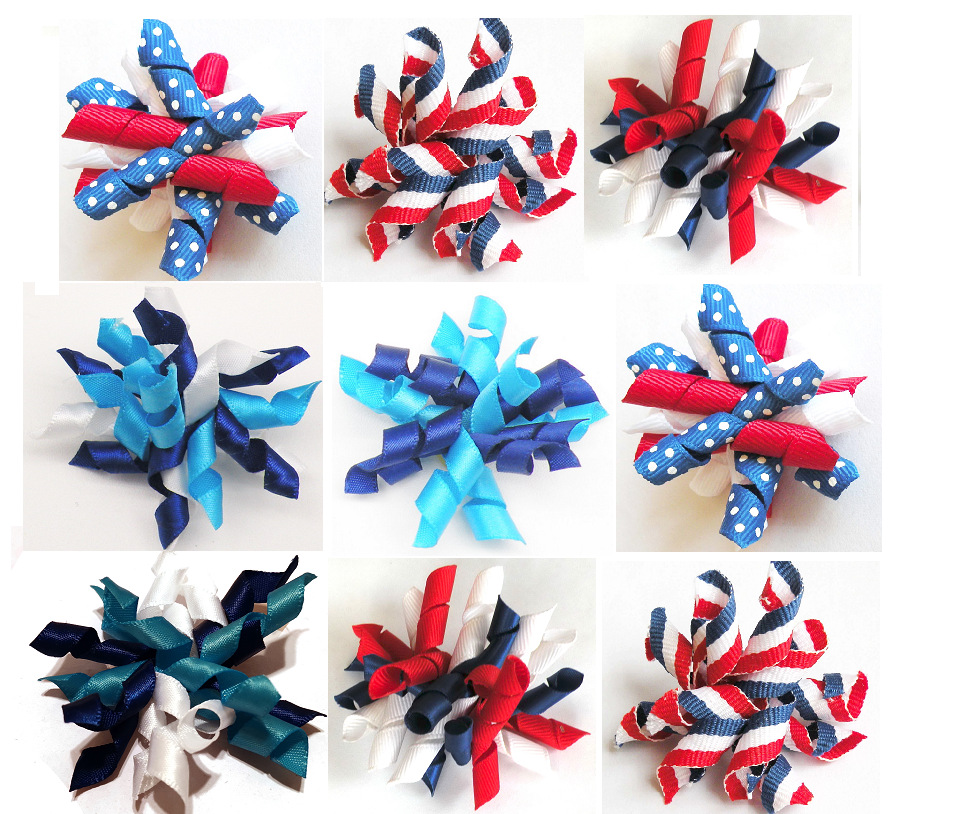 New Pet Headdress Flower Pet Headdress Red Blue White Pet Headdress Flower Roll Band