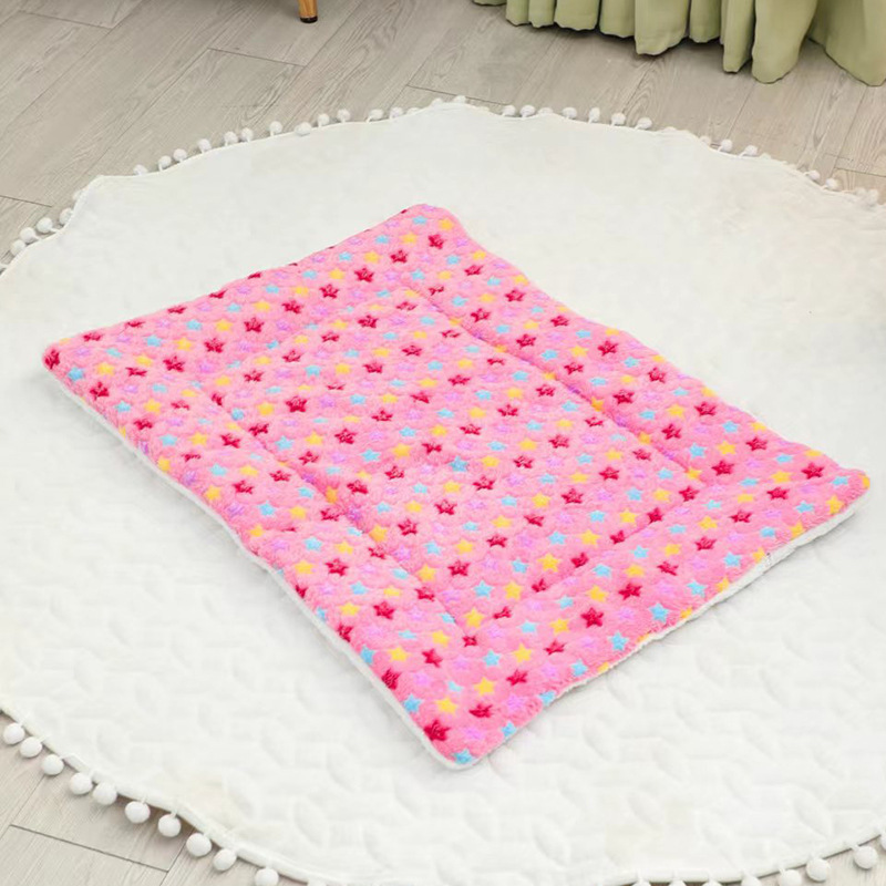 Factory Direct Sales Autumn and Winter Pet Mat Double-Layer Dog Mattress Cat Pad Seat Cushion Four Seasons Universal Washable Warm Wholesale