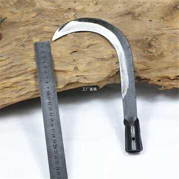 镰刀农用收割秸秆割草户外高粱玉米秸秆芦苇锰钢镰刀农具除草刀