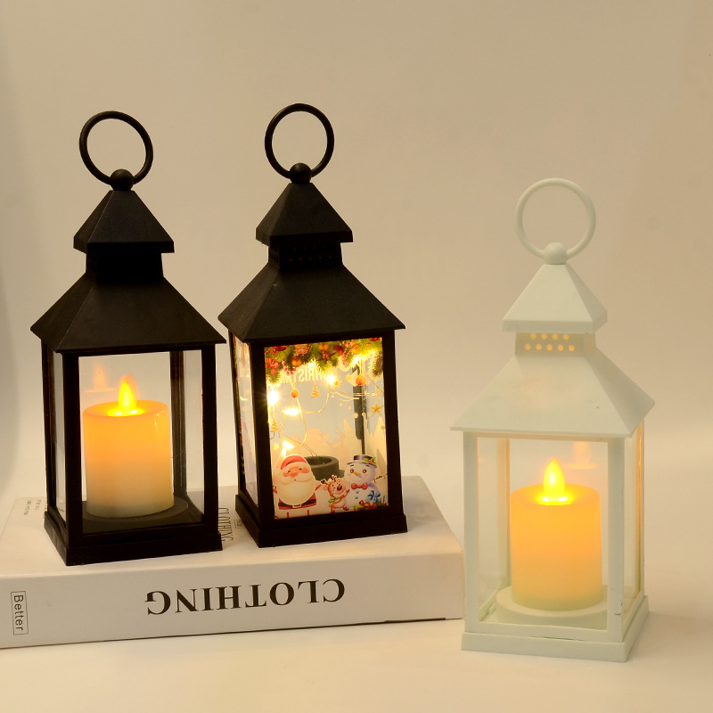 Storm Lantern Candlestick Lamp Christmas Decorations