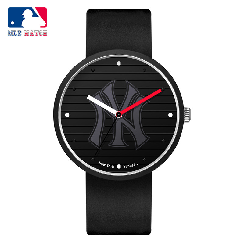 mlb美职棒潮流果冻表硅胶糖果手表女简约中性男女学生石英表ny010