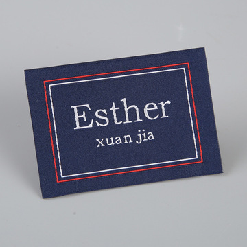 补丁服装辅料织唛定 做 织标水洗标领标商标 定 制 装饰标布贴主