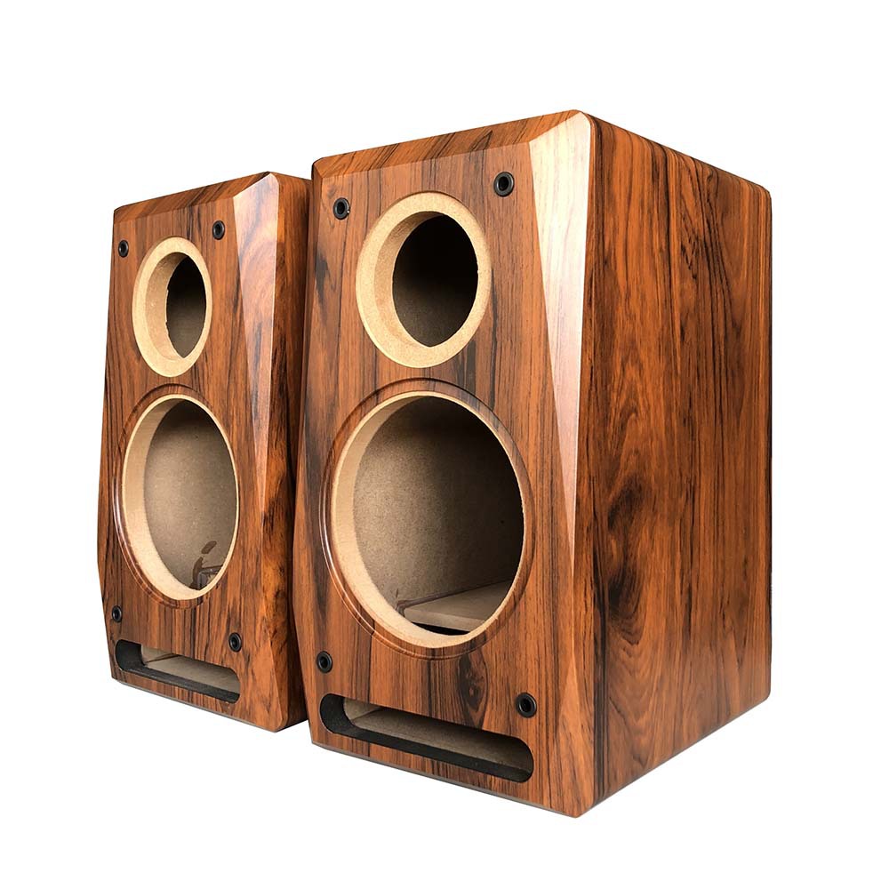 源头厂家木质音箱外壳音箱复古空箱书架木箱测试音响惠威喇叭外壳