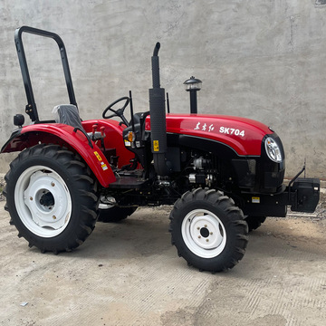 中型四缸四驱轮式拖拉机 东方红50马力农用四轮车 开沟犁地播种机