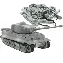 4D Model Building Kits Military Model Assembly Tiger Tank跨