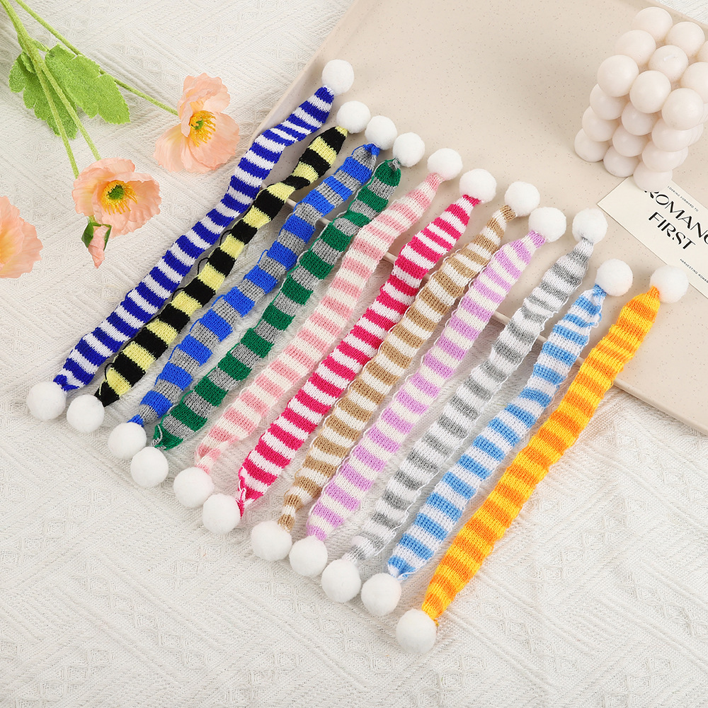 现货跨境圣诞节装饰DIY宠物迷你围巾奶茶瓶围脖公仔装饰品配件