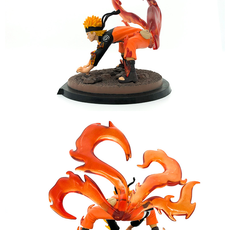火影忍者 gk九尾妖狐 四尾鸣人 仙人模式 盒装手办批发模型摆件