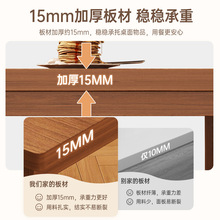 简约现代长方形日式桌椅组合家用实木餐桌饭桌小户型胡桃木色桌子