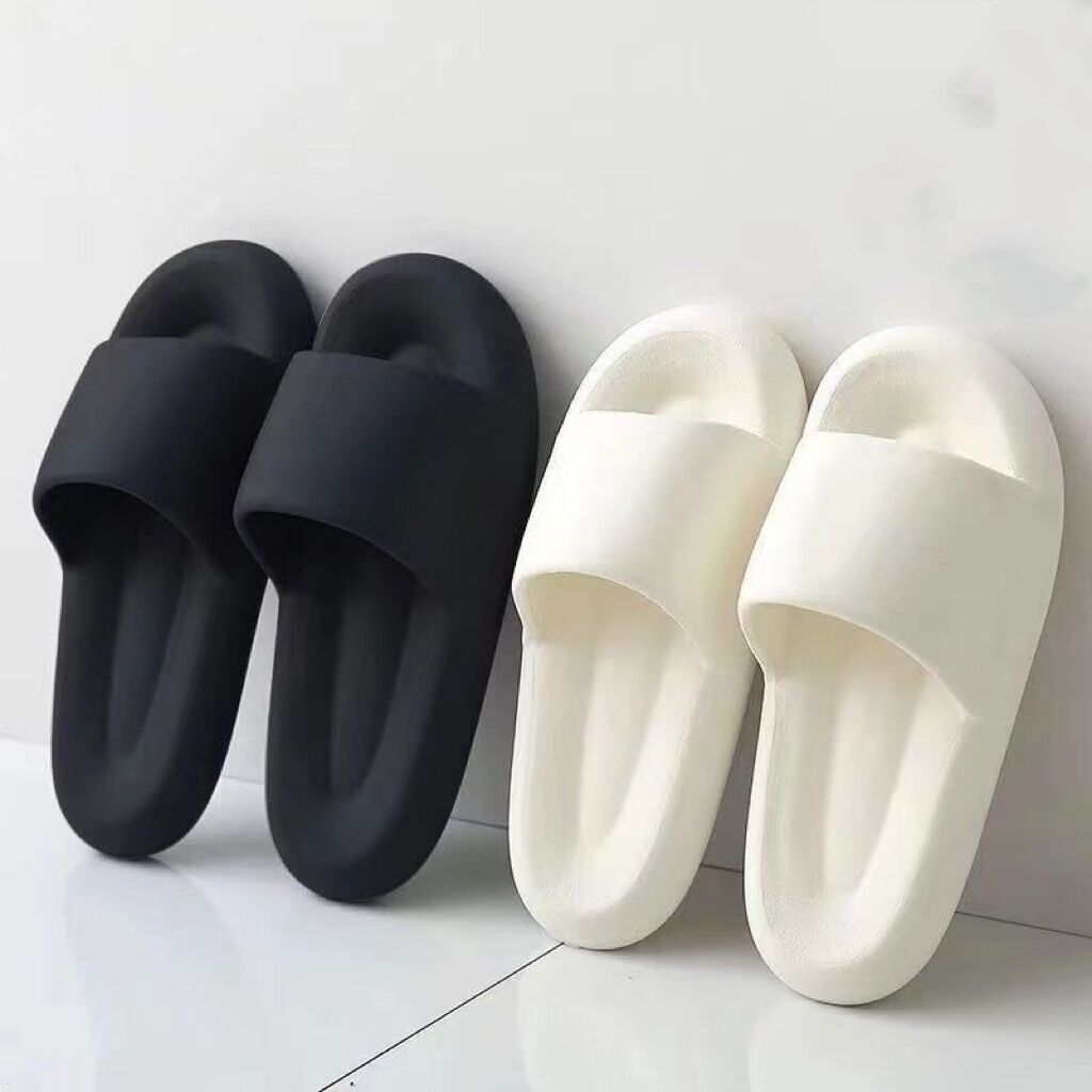 Shit Feeling Platform Slippers Women's Summer Home Indoor Bathroom Non-Slip Home Couples Sandals Men's Outerwear Tide