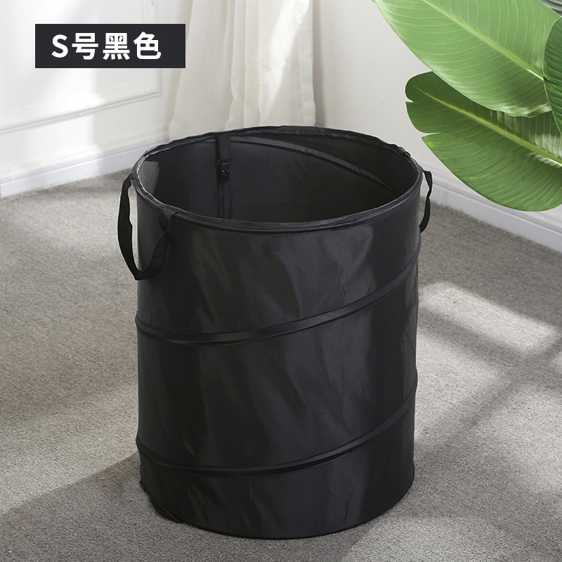 Camping Picnic Portable Outdoor Folding Trash Can Large Double-Layer Garbage Bag Gardening Supplies Leaves Rubbish Bin