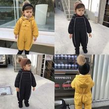 岁连体加手工搭绒套装3棉衣衣服宝宝加厚冬季超百婴儿棉袄保暖