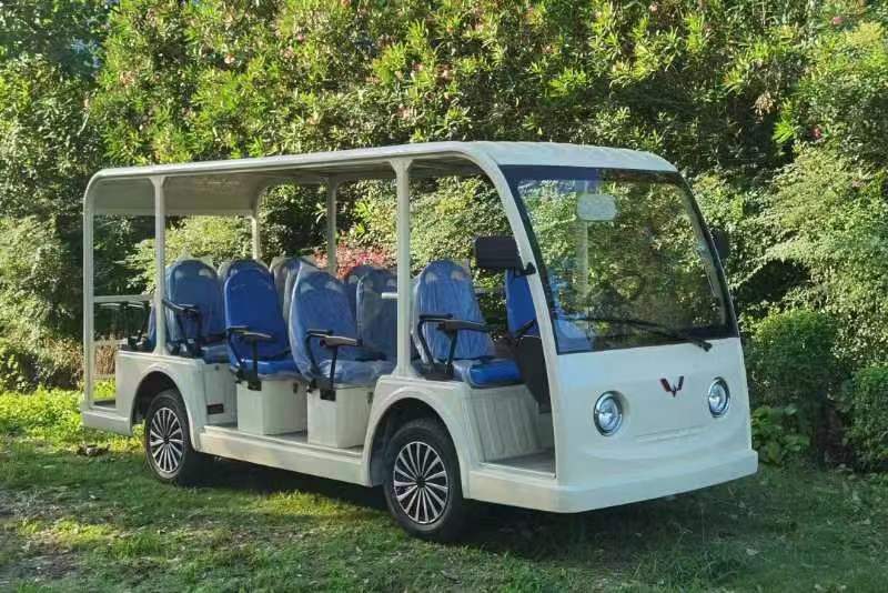 五菱14座敞开观光车电动车景区观光旅游接待绵阳德阳眉山宜宾遂宁