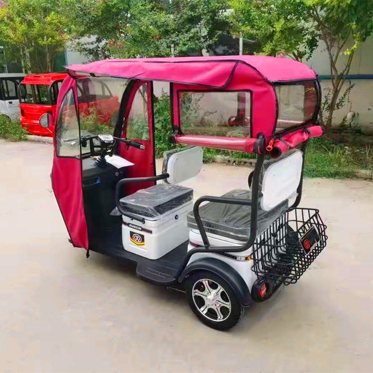 家用老年休闲观光车城市代步小型电瓶车 时尚迷你电动三轮小客车