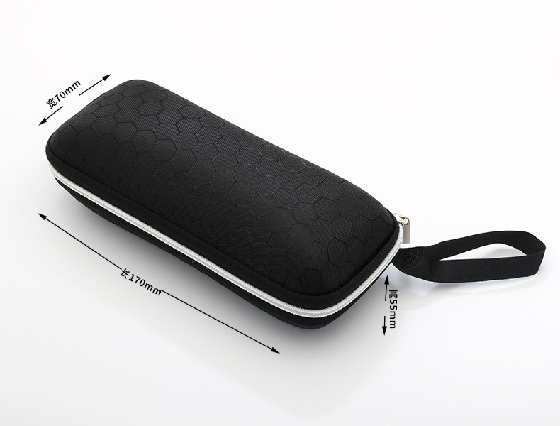 地摊老花塑料眼镜盒抗压防摔防水盒子防蓝光测试卡测试灯眼镜布